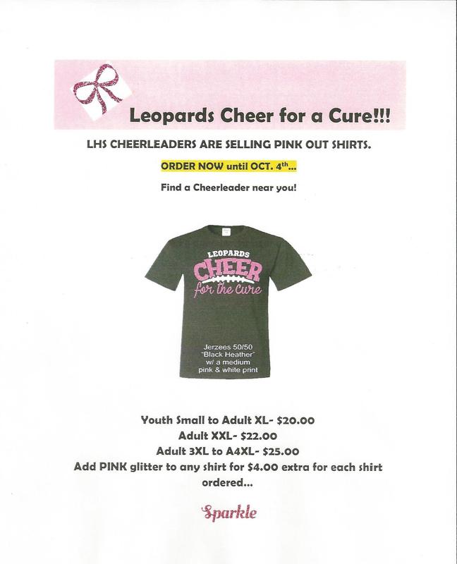 Get your Pink Out Shirts!!